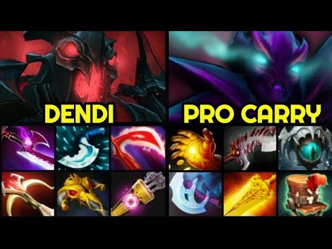 DENDI Shadow Fiend Try Hard Intense Game vs Full Slotted Spectre 7.27 Dota 2