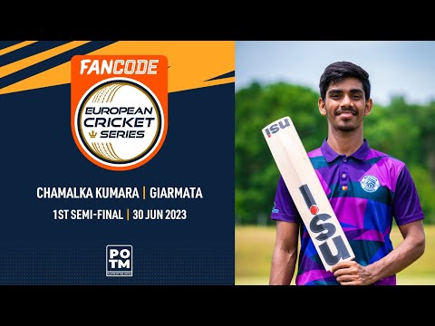 POTM: C.Kumara - GIA vs UNE | Highlights | FanCode ECS Romania | 30 June 2023 | ECS23.530