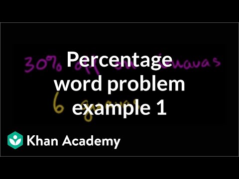 Percent word problems