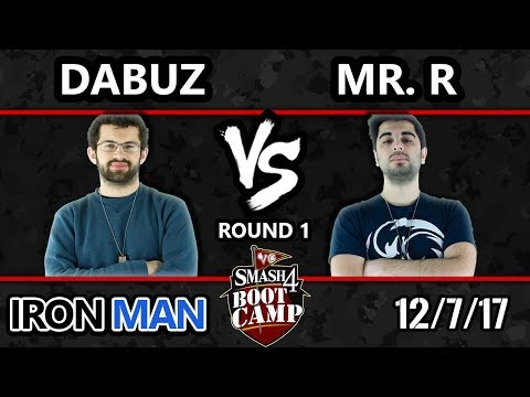 S4BC Iron Man - Dabuz vs BC | Mr. R - Round 1 - SSB4