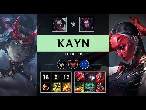 Kayn Jungle vs Elise - EUW Grandmaster Patch 25.11