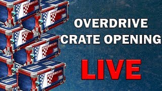 OVERDRIVE CRATE OPENING LIVE + GIVEAWAY!! | ROCKET LEAGUE