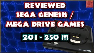 Reviewed SEGA GENESIS / MEGA DRIVE games - 201 to 250 !!! - Lots of shooters on this one!