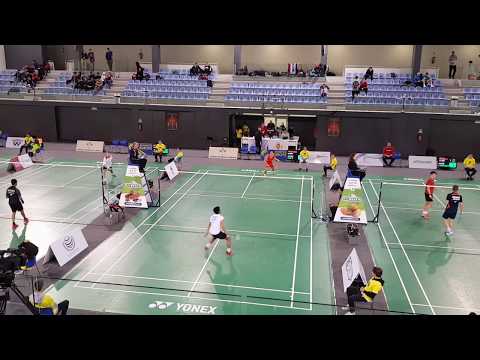 Badminton Men's Singles - David Kim vs Adi Pratama G1