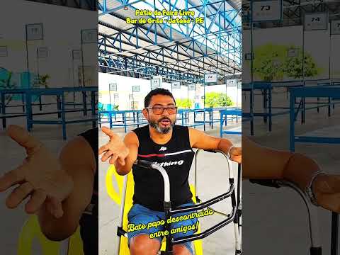 Bate papo com amigos no pátio da feira livre de Jatobá PE.#jatoba #pernambuco #feiralivre