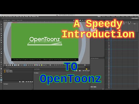 Quick and Basic Introduction to Opentoonz (animation software)