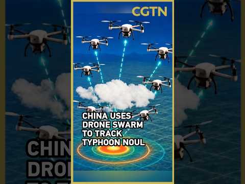 China deploys drone swarm to observe Typhoon Noul