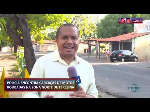 ROTA DO DIA 08 10  PoliÌcia encontra carcaças de motos roubadas na zona Norte