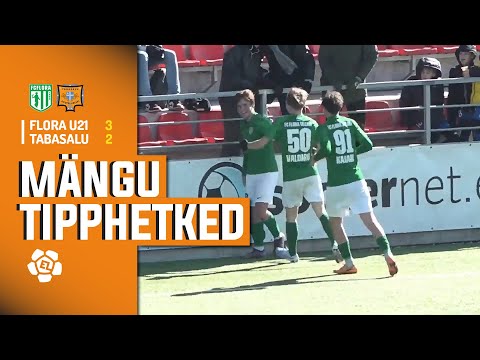 Tallinna FC Flora U21 - JK Tabasalu l 3:2 l Esiliiga 5. voor l 2023