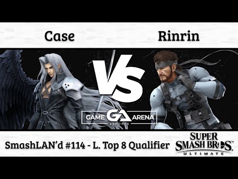 SmashLAN'd 114: Case (Sephiroth) vs. Rinrin (Snake) - Losers Top 8 Qualifier