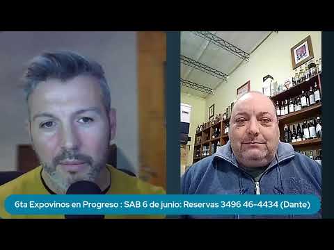 6ta Expovinos en Progreso : SAB 6  de junio con Dante Herzog