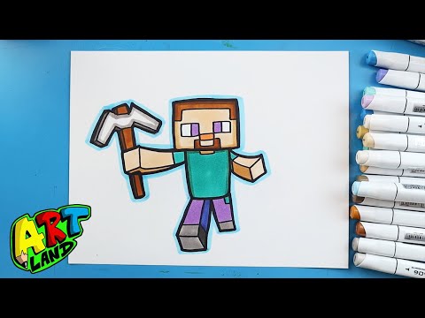 How to Draw MINECRAFT STEVE