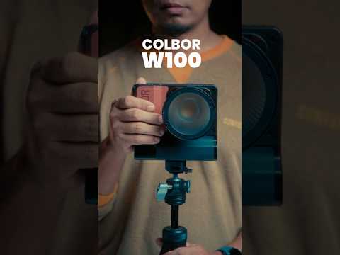 New COLBOR W100 with Power Base PG74 from ​⁠@colborlight  ​⁠@zevolusi  #videolight #lighting