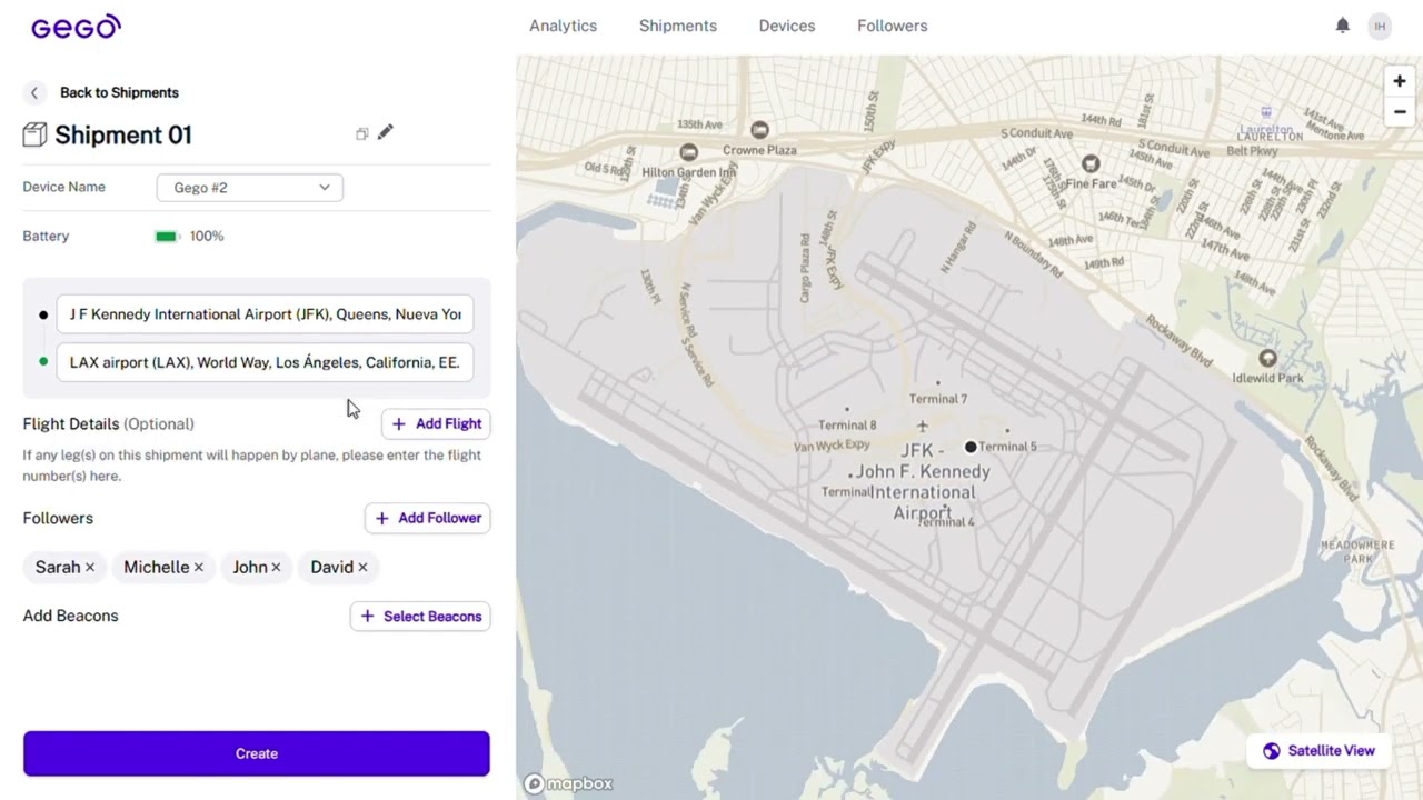 📦 How to Create a Shipment in the GEGO Tracking Solutions Portal #shipmenttracking