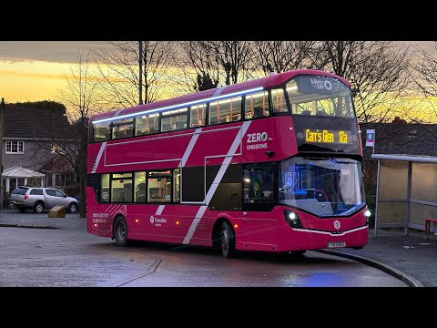 Ride onboard “Brand New” Wrightbus Electroliner 3662 on route 12a to Carr’s Glen Terminus