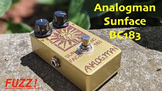 Video thumbnail for Analogman Sunface BC183 "Tripping the Live Fuzztastic" by Aaron Cowan