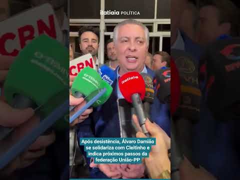 APÓS DESISTÊNCIA, ÁLVARO DAMIÃO SE SOLIDARIZA COM CLEITINHO E INDICA PRÓXIMOS PASSOS DA FEDERAÇÃO