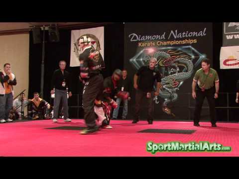 Ross Levine vs. Jason Tankson - Team Sparring Finals - Diamond Nationals 2011