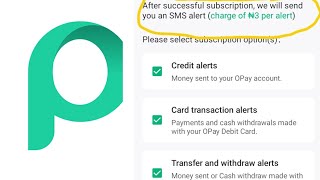 All Opay App User Need To Turn This Off To Avoid Charges | opay nigeria, opay cash | opay cash loan