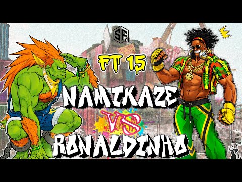 SF6 👊 RonaldinhoBR (Blanka) vs Namikaze (Dee Jay) 👊 FT 15 - Top Brasileiros - Street Fighter 6