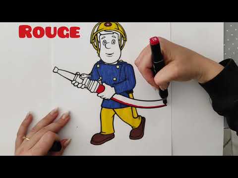 fireman sam coloring pages - coloriage Sam le pompier