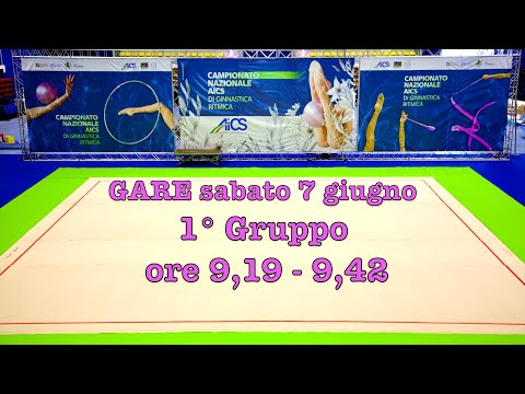 AICS Piemonte Campionato Nazionale AICS Ginnastica Ritmica Forum BIELLA  7 giugno 2025 1 Gruppo
