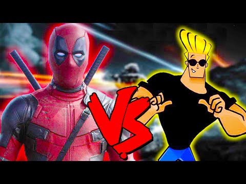 Deadpool Vs Johnny Bravo Army - Epic Battle - Mortal Kombat Costume Skin Mod