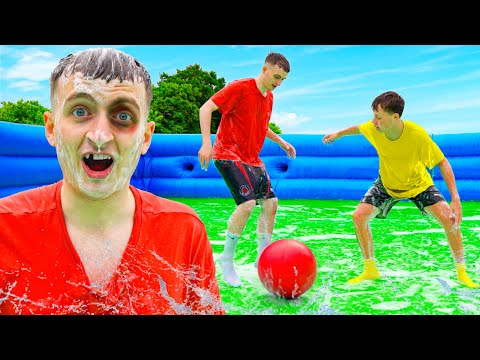 WORLD'S BIGGEST SLIP N SLIDE FOOTBALL TOURNAMENT!