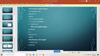 DSP project-Add echo and remove from audio signal using matlab