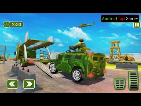 Army Car Transporter 2019 : Airplane Pilot Games‏ - android gameplay