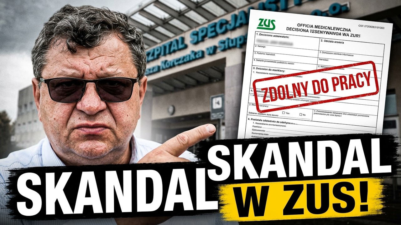 Skandal w Słupsku. Nie dotknął pacjenta, ale uznał go za zdrowego. Skandal w ZUS