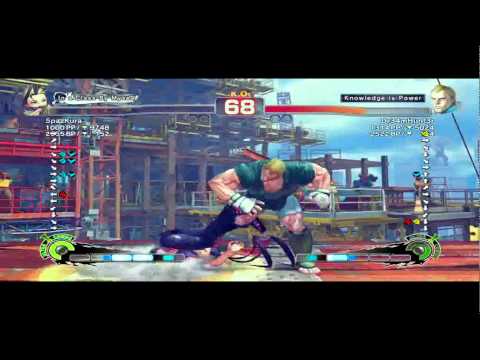 SSF4 AE Ibuki (SpazKura) vs. Abel (Dr34mHunt3r) Xbox LIVE Ranking Match