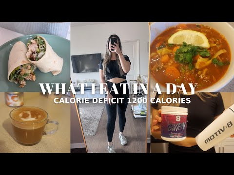 WHAT I EAT IN A DAY CALORIE DEFICIT | 1200 calorie diet, quick & easy meals