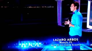 American Idol Lazaro stuttering singer!