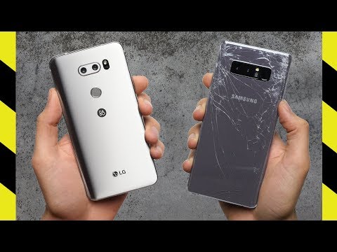 LG V30 vs. Galaxy Note 8 Drop Test!