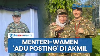 'Adu Posting' Para Anggota Kabinet Merah Putih pada Hari Pertama Pembekalan di Akmil Magelang