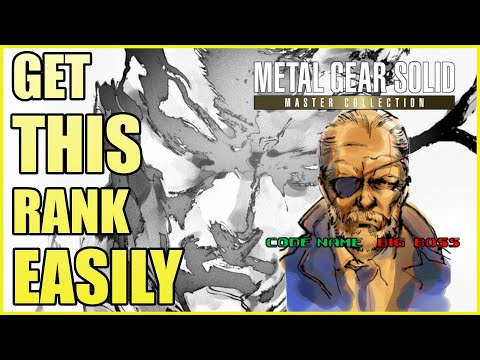 METAL GEAR SOLID 1 MASTER COLLECTION BIG BOSS RANK/ELITE TROPHY GUIDE