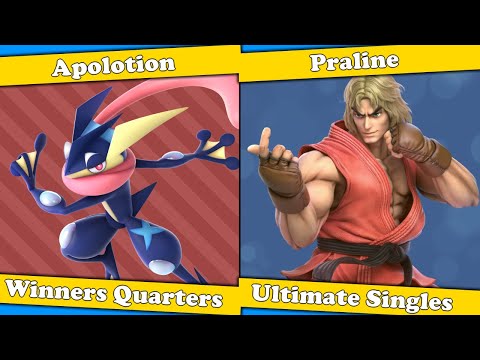MAC's Birthday Bash! Winners Quarters -  Apolotion (Greninja) vs Praline (Ridley, Ken) - SSBU