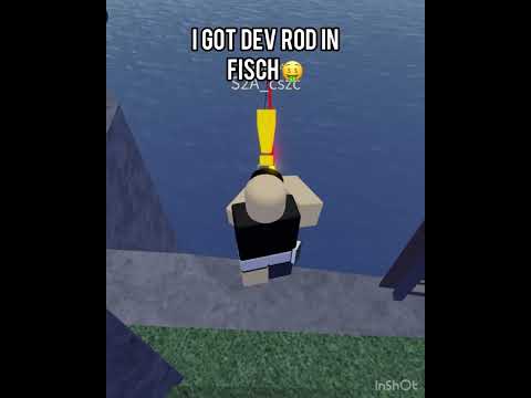 I GOT DEV ROD IN FISCH!!! 🤑🤑 || #shorts #roblox #fisch ||