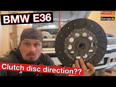 BMW e36 clutch disc direction. BMW 318i 320i 325i 328i m3 Clutch disc direction