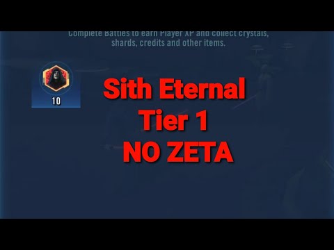 Sith Eternal Emperor - Tier 1 - SIDIOUS NO ZETA  REQUIRED!!!