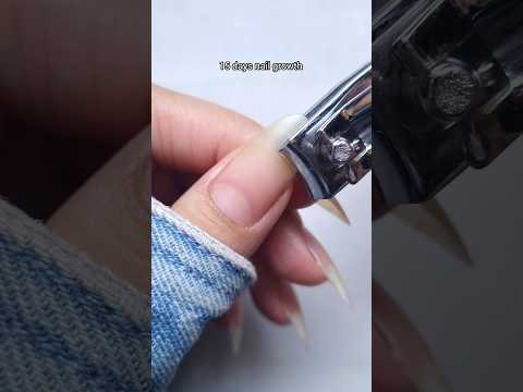 My nail growth after 15 days ✨️💅🏻 #naturalnails