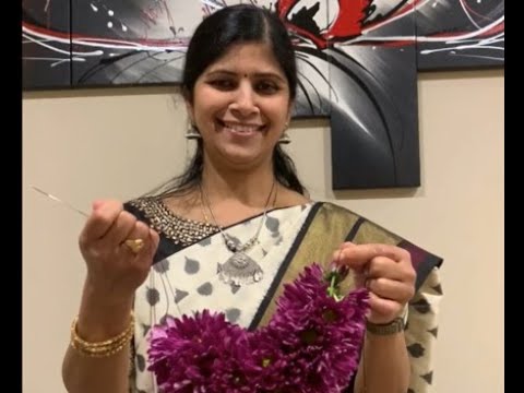 Chetana Foundation - Jai Bharatham - Garland with Fresh Flowers by Madhavi Vavilapalli