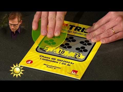 Se när Jörgen skapar fram sin Triss-vinst - Nyhetsmorgon (TV4)