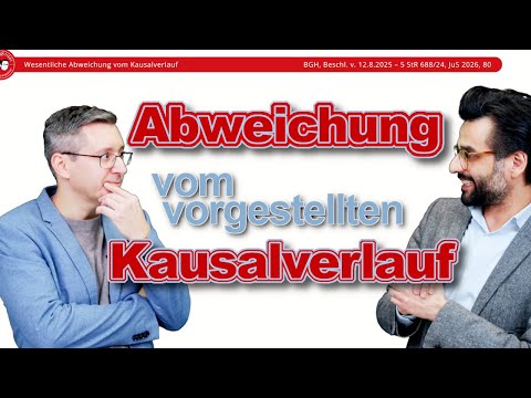 Deviation from the presented causal sequence