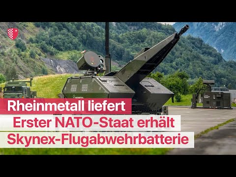 First NATO state receives Rheinmetall's Skynex air defense battery