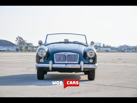 1957 MGA Cold Start, Walk Around, Idle and Drive