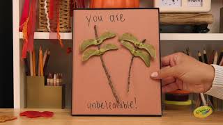 Crayola Nature Craft Card