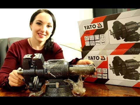 YATO Daugiafunkcinis darbastalio spaustuvas, 100 mm, ketus, YT-6505 video