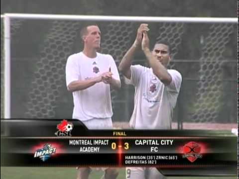Capital City FC 3, Montreal Impact Academy 0 - Canadian Soccer League Highlights